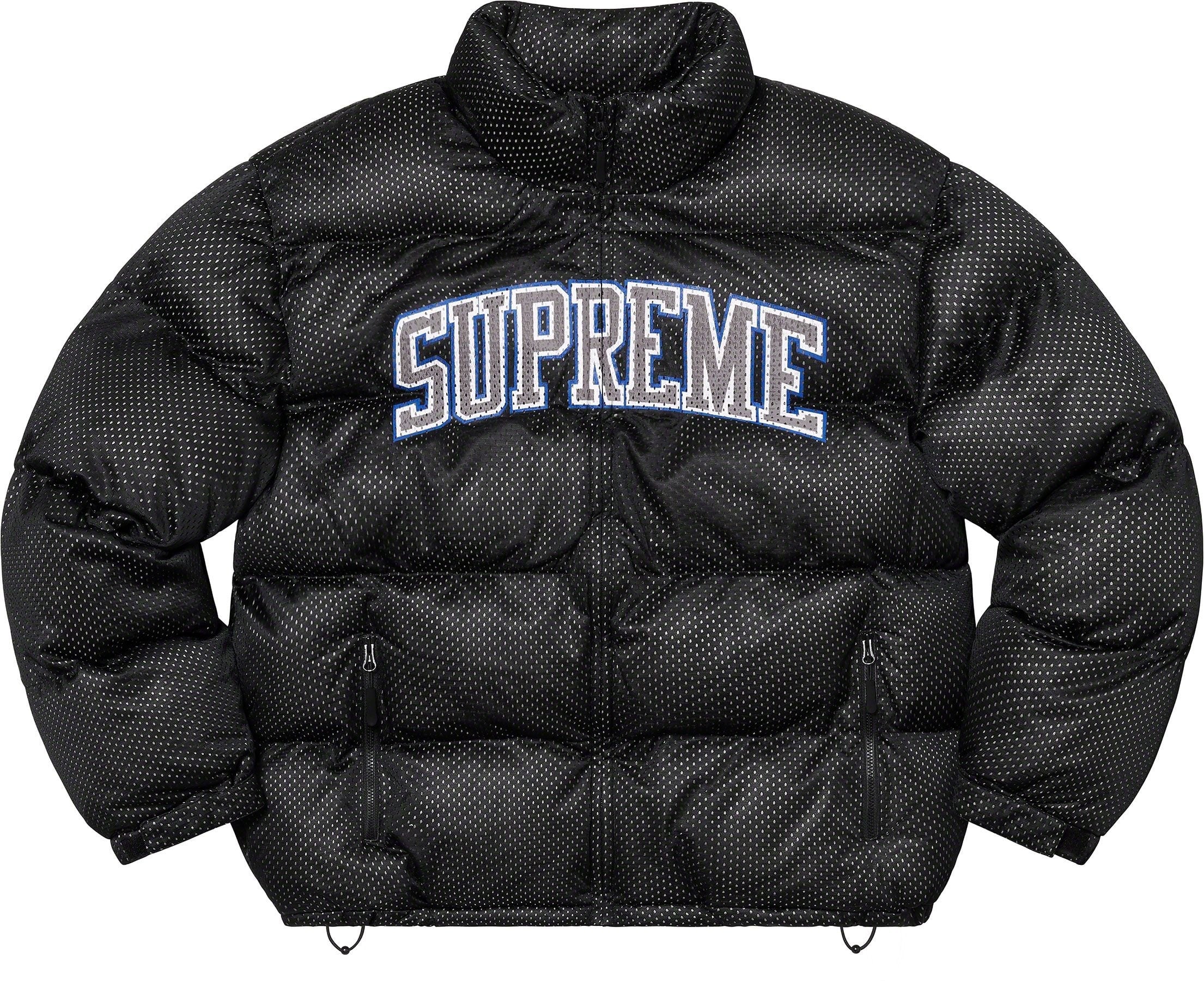 Mesh Jersey Puffer Jacket view 19